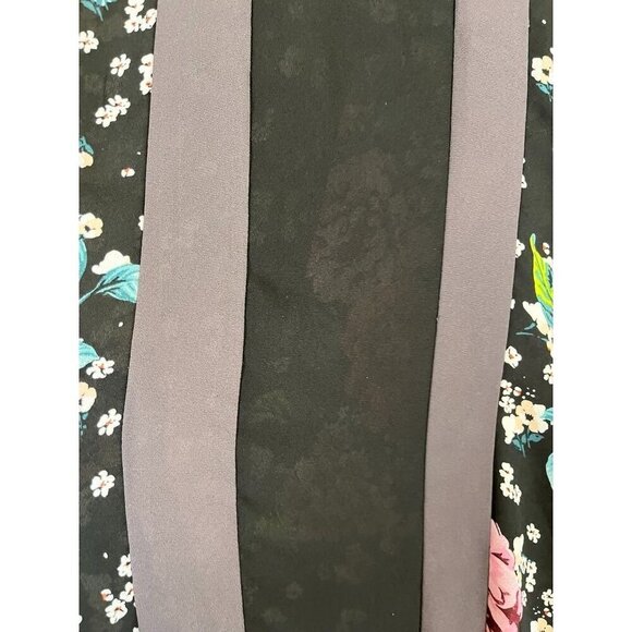 Torrid Top Women 2X Black Floral Halter Tank High Neck Boho Western Sheer Girly - Picture 5 of 14